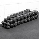 Kit Halter Sextavado 01 A 10Kg Texturizado + Suporte
