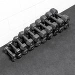 Kit Halter Sextavado 01 A 10Kg Texturizado + Suporte