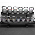 Kit Kettlebell 6 a 36kg + Suporte