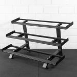 Rack Chroma p/ Dumbbells - 3 Prateleiras  (150Cm) 