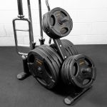 Kit 200kg de Anilha  Olímpica Vulcanizada +Barras + Suporte