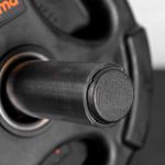 Kit 200kg de Anilha  Olímpica Vulcanizada +Barras + Suporte