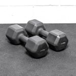 Kit Dumbbell Sextavado 10 a 22,5Kg (6 Pares) + Suporte 