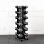 Kit Dumbbell Sextavado 8 a 20Kg (6 Pares) + Suporte 