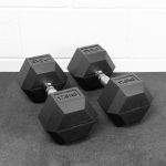 Dumbbell Hexagonal Vulcanizado 17,5Kg