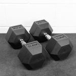 Dumbbell Hexagonal Vulcanizado 22,5Kg