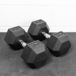 Dumbbell Hexagonal Vulcanizado 25Kg