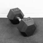 Dumbbell Hexagonal Vulcanizado 27,5Kg