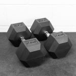 Dumbbell Hexagonal Vulcanizado 27,5Kg
