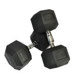 Dumbbell Hexagonal Vulcanizado 37,5Kg