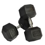 Dumbbell Hexagonal Vulcanizado 40Kg