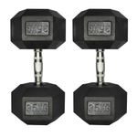 Dumbbell Hexagonal Vulcanizado 35Kg
