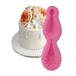 Molde de silicone acabamento para decorar bolos, cupccakes, doces