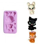 Molde de Silicone Multi Animais Universal