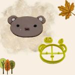 Cortador Animais do Bosque - Rosto Urso 5,5cm