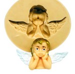 Molde de Silicone Anjo Fiorucci Decorar Religião