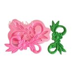 Molde de Silicone Arabesco e Flores