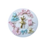 Molde de Silicone Tema Bailarina Princesa