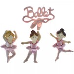 Molde De Silicone Bailarinas Ballet 4 Modelos