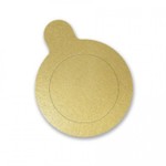 Base Ouro Redonda Para Doces 3,5cm 50 Uni Ultrafest