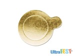 Base Ouro Redonda para Doces 5,5cm com 20 Uni Ultrafest