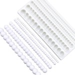 Molde de Silicone Cordão de Perolas / Bolinhas 5 Cav