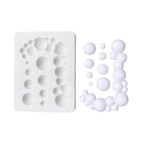 Molde de Silicone Acabemento Pérolas Bolinhas Mod 4