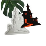 Molde de Silicone Halloween - Castelo Mal Assombrado Mod 2