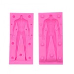 Molde de Silicone Corpo Humano Manequim Masculino 3D