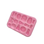 Molde De Silicone Universal Bonecas E Bonecos, Rosa Laco