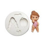 Molde De Silicone Boneca Fofinha de Maio