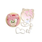 Cortador Sonic - Rosto Amy Rose 6cm