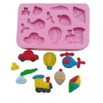 Molde de Silicone Brinquedos Antigos 12 Cav