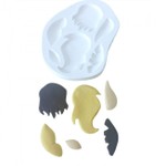 Molde de Silicone Cabelos Bonecas e Bonecos