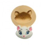 Molde de Silicone Rosto Gata Gatinha Marie