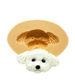 Molde de Silicone Cachorro Rosto Poodle