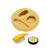 Molde De Silicone Comida Japão - Hossomaki  Sushi  Arroz