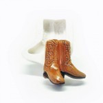 Molde de Silicone Cowboy Par de Botas Country