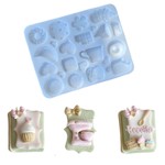 Molde de Silicone Confeitaria - Diversos Doces 21 Cav