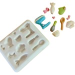 Molde de Silicone Itens Chef de Confeitaria 10 Cav