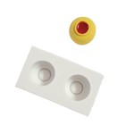 Molde de Silicone Docinho Coquinho 2 Cav