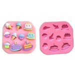 Molde De Silicone Para Confeitar Modelo Doces, Sorvetes, Cupcakes E B