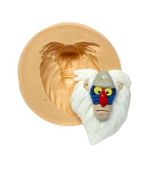 Molde de Silicone Rei Leão Rosto Rafiki