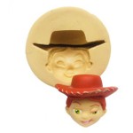 Molde de Silicone Toy Story - Rosto da Jessie