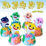 Kit Cortadores Baby Shark Grande 9cm 5 Un