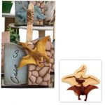 Molde de Silicone Pterossauro  para Decorar Dinossauro