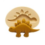 Molde de Silicone Dinossauro Estegossauro para Decorar