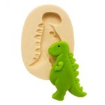 Molde de Silicone para Confeitar Dinossauro Verde