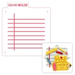 Stencil Listras Folha de Caderno DN12