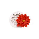 Molde de Silicone Flor Poinsética de Natal Mod 2